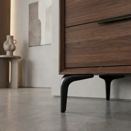 Möbelfuß EBRO / Schwarz matt