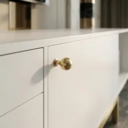 Griffknopf KAREN / Gebürstetes Gold