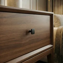 Knopfgriff LANDRA / Schwarz matt