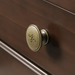 Knopfgriff MELISSA / Altmessing