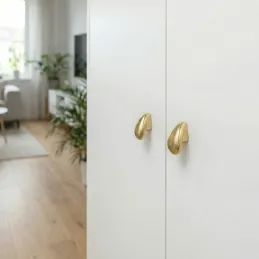 Knopfgriff BEATRIZ / Gebürstetes Gold