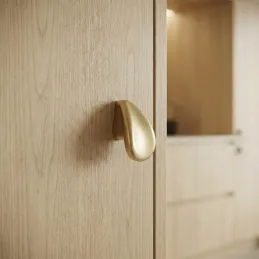 Knopfgriff BEATRIZ / Gebürstetes Gold