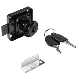 Metallschubladenschloss NEO / Schwarz