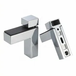 Regalträger QUADRO / Glänzendes Chrom