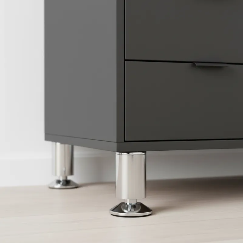 Möbelfuß LASA / Chrom glänzend