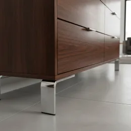 Möbelfuß SORTE / Glänzendes Chrom