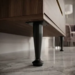 Möbelfuß EUROPE / Schwarz matt