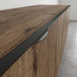 Griff für die Türkante PABLO / Schwarz matt