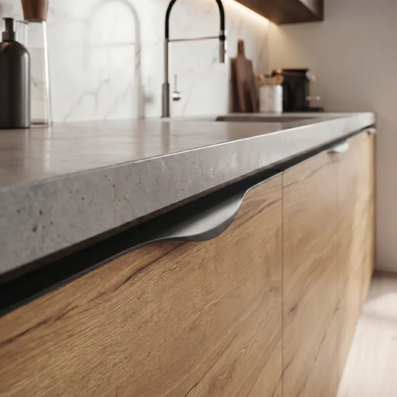 Griff für die Türkante PABLO / Schwarz matt