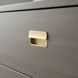 Griffmulde RAMONA / Gebürstetes Gold