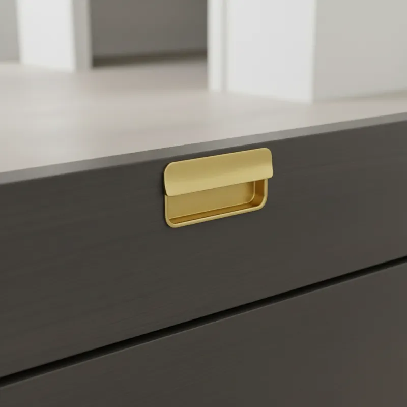 Griffmulde RAMONA / Gebürstetes Gold