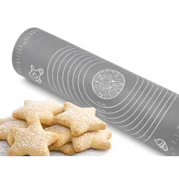 Silikonmatte zum Teigkneten / Grau