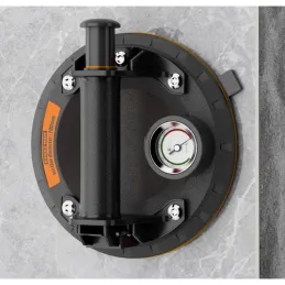 Set 2 Stück Vakuumsauger mit Pumpe und Manometer / Schwarz