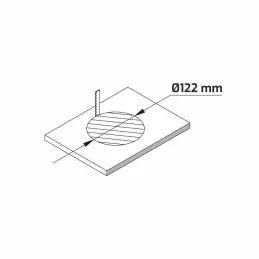 Ausziehbare elektrische Steckdose MULTIBOX 4x 230V + 2x USB + 2x RJ45 / Weiß