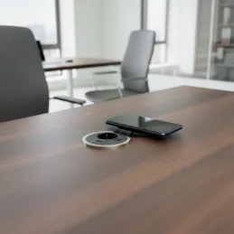 Innensteckdose für Tisch LUPO FRENCH 1x230V + USB A/C - Schwarz