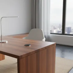Innensteckdose für Tisch LUPO FRENCH 1x230V + USB A/C - Schwarz