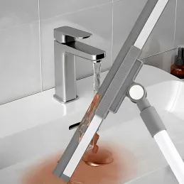 Wasserschaber mit Griff / Grau