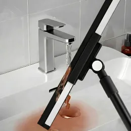 Wasserschieber mit Griff / Schwarz