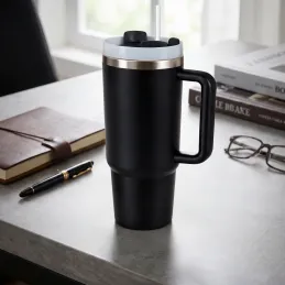 Thermobecher für Getränke TROPHY 1200 ml / Schwarz