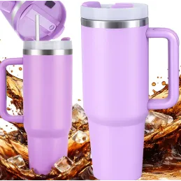 Thermo-Becher für Getränke TROPHY 1200 ml / Lila