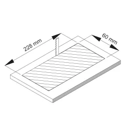 Elektrische Steckdosenleiste EUROBOX 2x230V + 1xUSB C+A SCHUKO / Schwarz matt