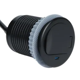 ALPHA BOX FRENCH Innensteckdose 1x230V + USB C / Schwarz matt