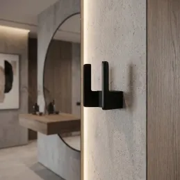 Garderobe LIMA / Schwarz matt