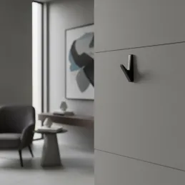 Garderobe ALEO / Schwarz matt