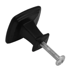 Knopfgriff TULE / Schwarz matt