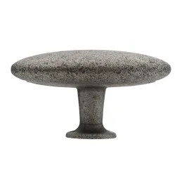 Griff ALFREDO Knopf / Stahl antik