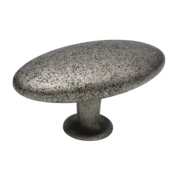 Griff ALFREDO Knopf / Stahl antik