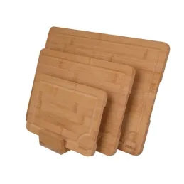 Set aus 3 Schneidebrettern MASTER CHIEF / Bambusholz