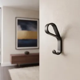 Luxuriöser Kleiderhaken DROP / Dunkelbraun