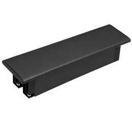 Innenraum-Steckdosenleiste SLIM BOX SCHUKO 3x 230V / Schwarz matt