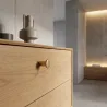Gold gebürstet