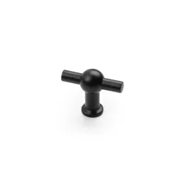 Knopfgriff MAREA / Schwarz matt