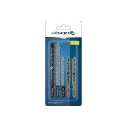 Set Sägeblätter für HOGERT Geradlinige Sägen für Holz und Eisen - 5 Stück