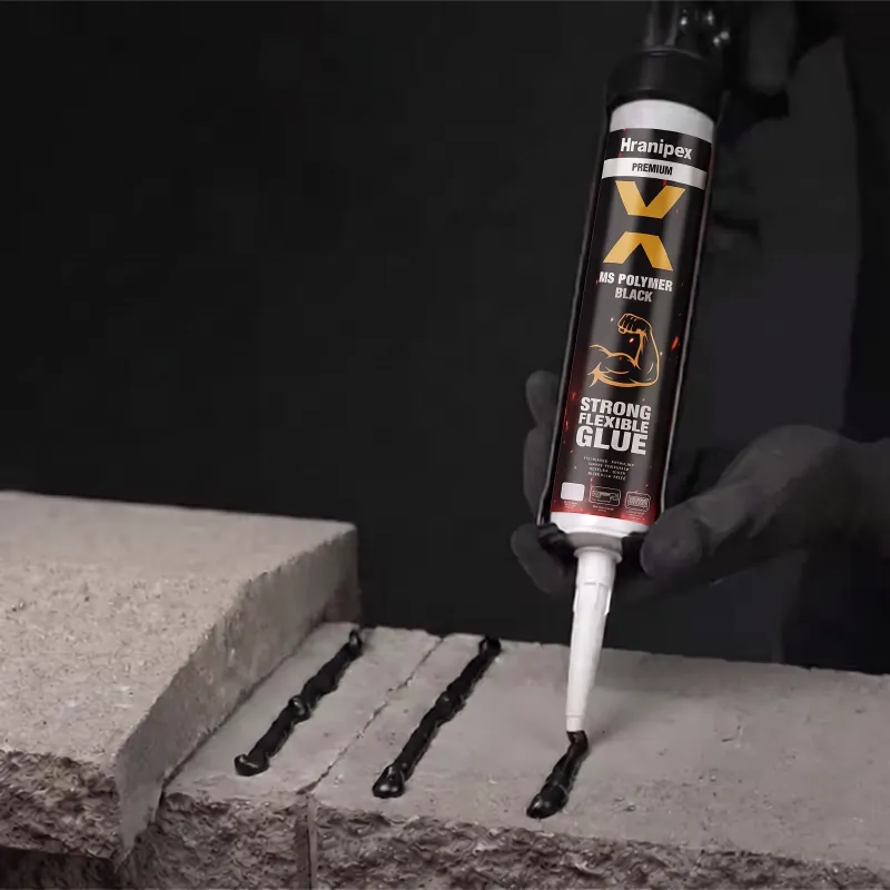 Klebstoff MS POLYMER 290 ml mit sofortiger Fixierung / Schwarz