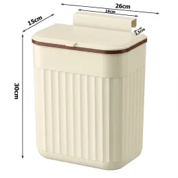 Mülleimer BIBA für Türen 11L / Beige