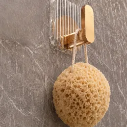 Selbstklebender Haken GLAMOUR / Gebürstetes Gold