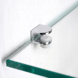 Halterung für Glasablage MELIA - 10 Stück / Chrom glänzend