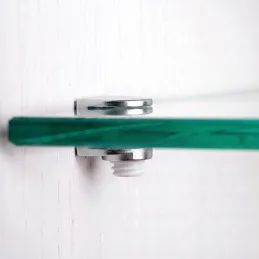 Halterung für Glasablage MELIA - 10 Stück / Chrom glänzend