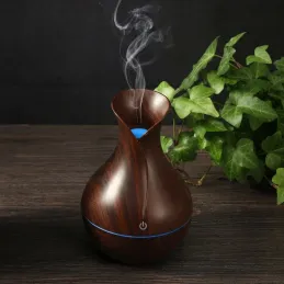 LED Aroma-Diffusor AROMA / Dunkle Walnuss