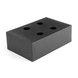 Kunststofffuß 30 mm 100x60 / Schwarz matt
