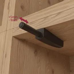 Piest für grifflose Türöffnung MOVE Mini / Schwarz