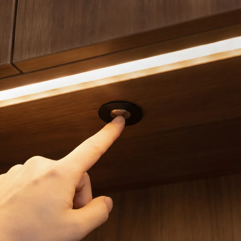 Dimmbarer Touch-Schalter LUXIO / Schwarz