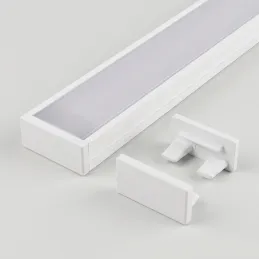 Endkappe für LED-Profil ZARIA - ohne Loch / Weiß matt