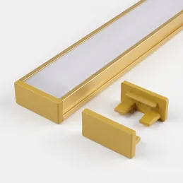 Endstück für LED-Profil ZARIA - ohne Loch / Gold