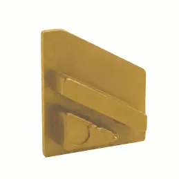 Jetzt 2 Stück Endkappen für das Eck-LED-Profil ZARIA - ohne Loch / Gold