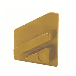 Jetzt 2 Stück Endkappen für das Eck-LED-Profil ZARIA - ohne Loch / Gold